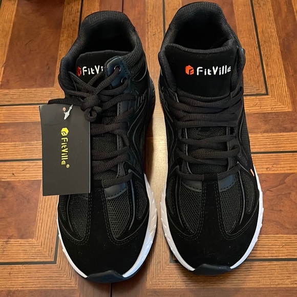 FITVILLE NWT PREMIUM 8W SUEDE WOMENS HIGH-TOP REBOUND CORE W SUPERIOR CUSHION 8W - Picture 5 of 15